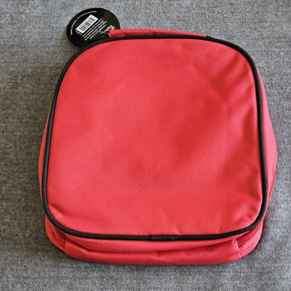 Native Explore Insulated Lunch Bag Red Zip Up Bear And Friends By Simone Diamond - Picture 2 of 15